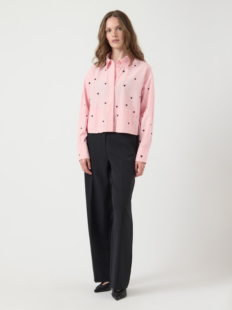 Shirts - Yaslee Ls Short Embroidered Shirt D2D van Y.A.S