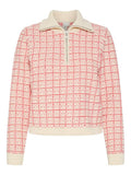 Pulls - Yasliviana Ls Knit Zip Pullover van Y.A.S
