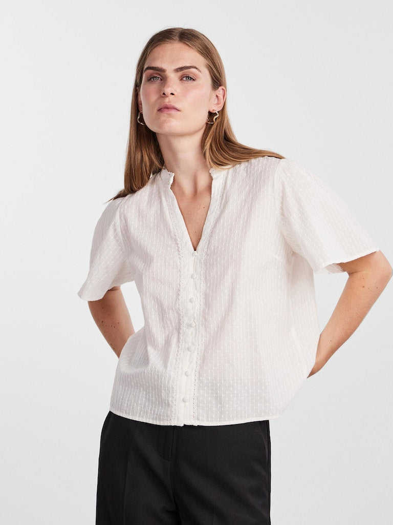 Star White Tops - Yastia Ss Top Noos van Y.A.S