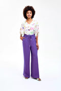 PAD-paars Broeken - Bliss Long Trousers van CKS