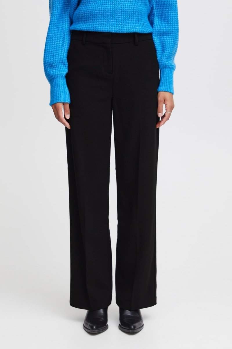 Black Broeken - Bydanta Wide Leg Pants 2 - SS24 van b.young