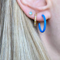 Juwelen - Color Hoops Medium Pair - Enamel van Lulu Copenhagen