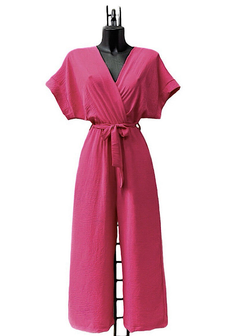 magenta One Size Jumpsuits - Fluid LOUNI jumpsuit with pockets van Meisjes