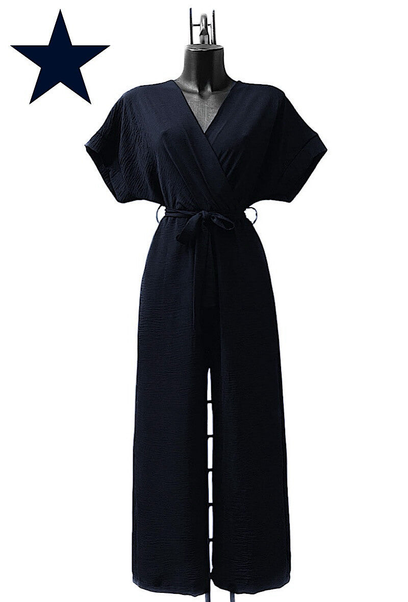 navy One Size Jumpsuits - Fluid LOUNI jumpsuit with pockets van Meisjes