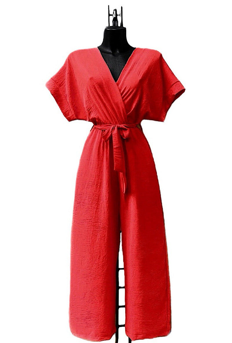 red One Size Jumpsuits - Fluid LOUNI jumpsuit with pockets van Meisjes