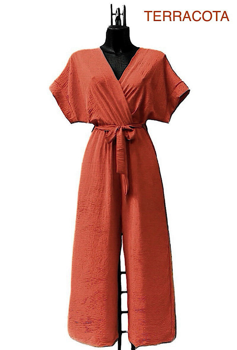 magenta One Size Jumpsuits - Fluid LOUNI jumpsuit with pockets van Meisjes
