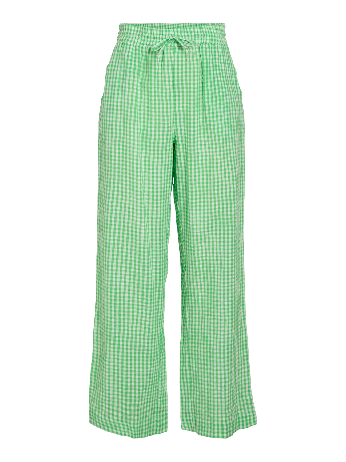 Summer green Broeken - Vialvaro Hw Pants van Vila