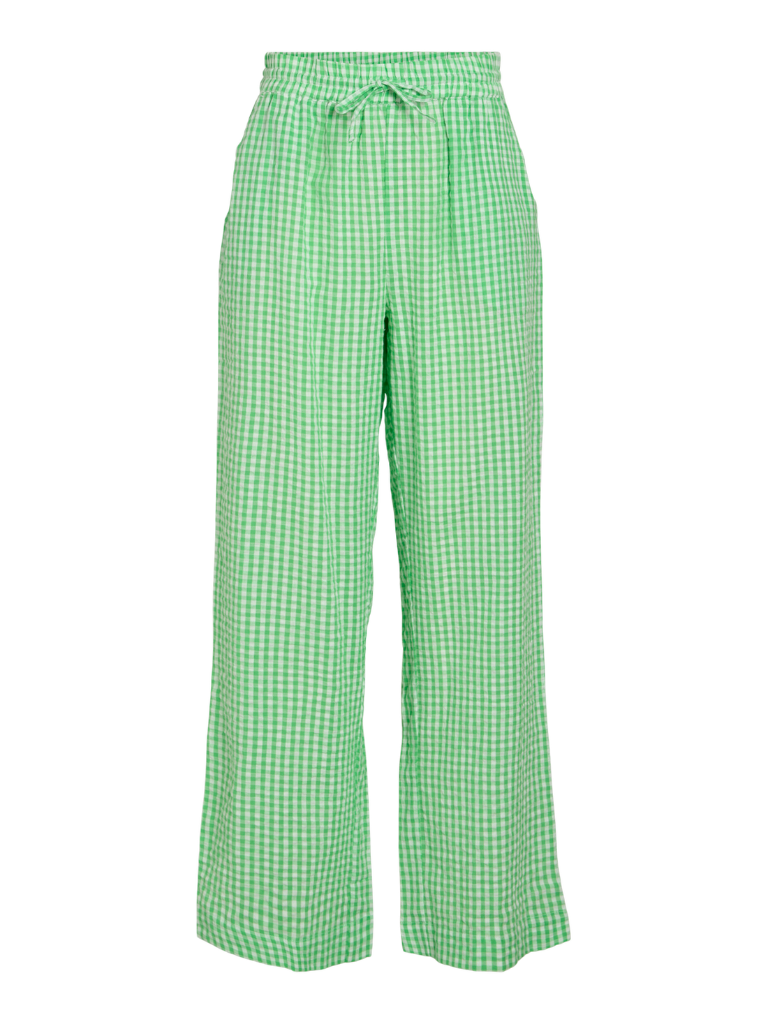 Summer green Broeken - Vialvaro Hw Pants van Vila