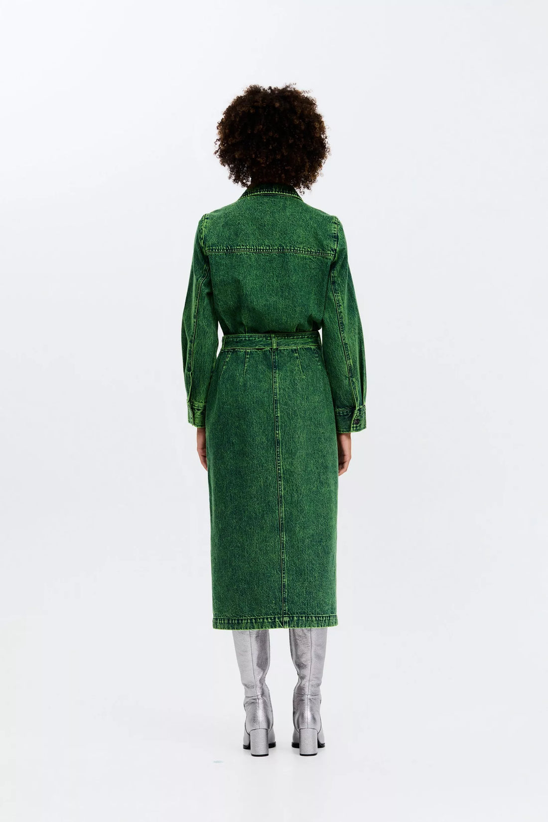 green bright Jurken - Diegol Dress van CKS
