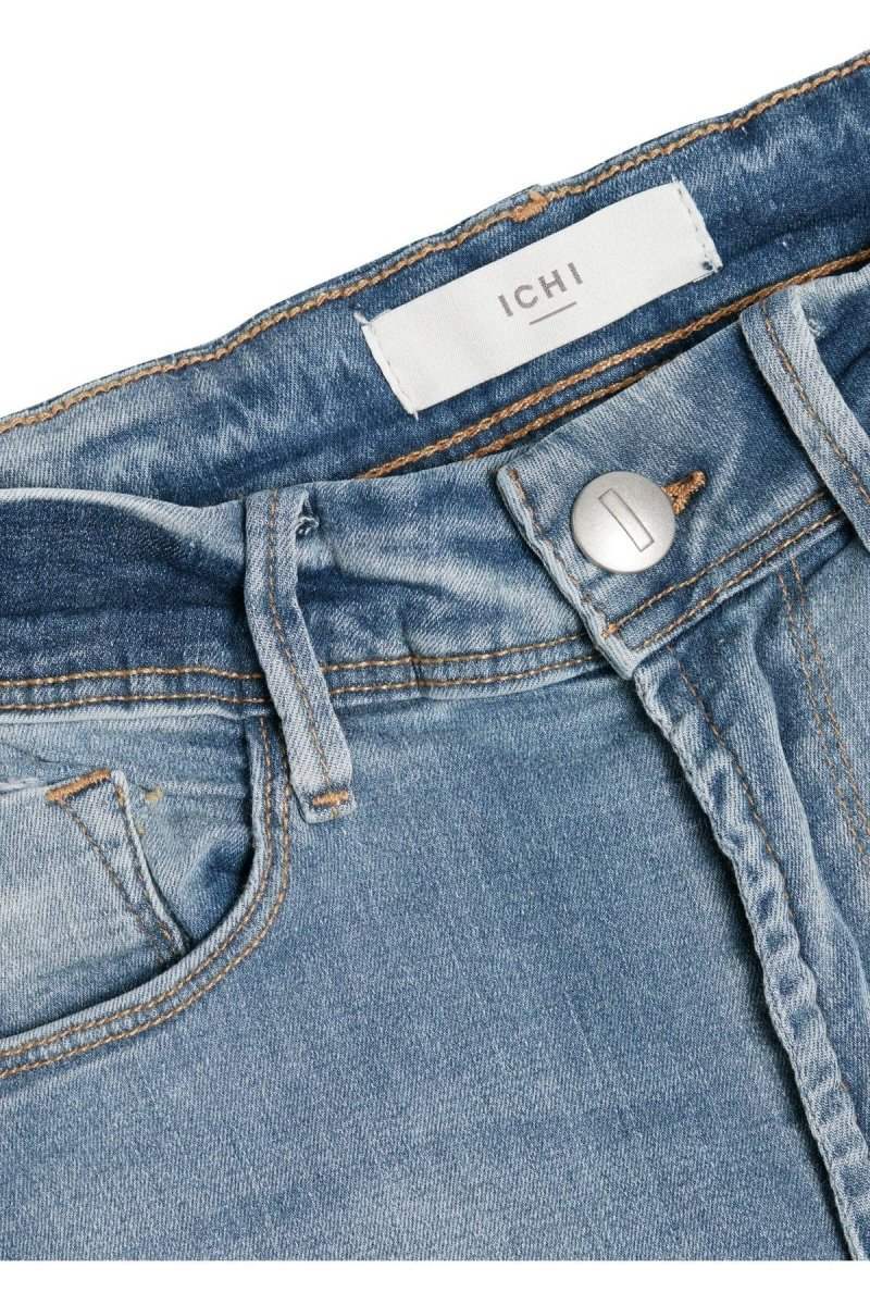blue Jeans - Erin Izaro Light Blue Bleached Jeans van Ichi