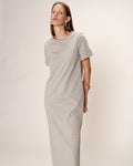 Gris Jurken - Rosalie Robe Mi-Longue van Grace and Mila