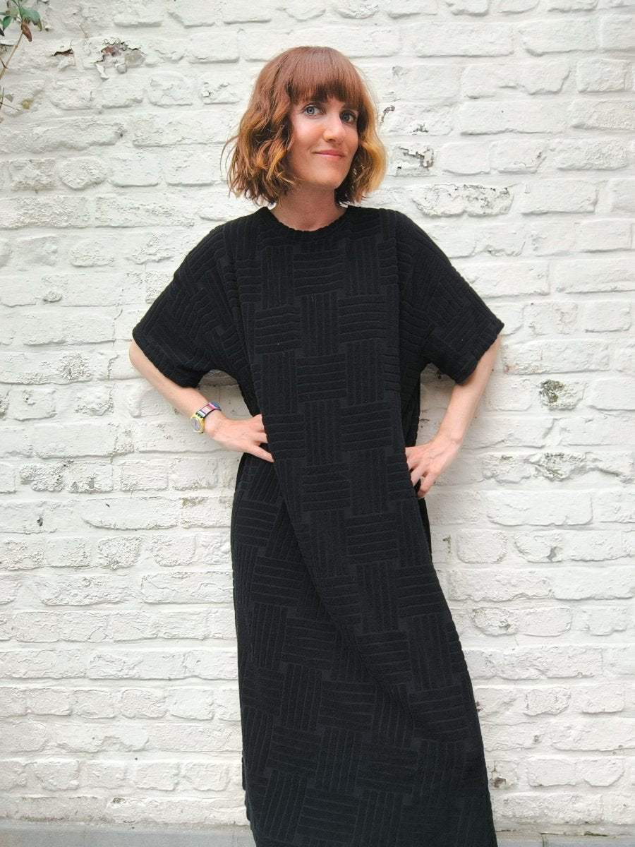 nero One Size Jurken - Olivia Midi Terry Dress van Meisjes Brugge