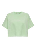 Patina Green London Sweaters - Onlarea S/S O-Neck Print Top van Only
