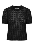 Black Pulls - Onlsola Life Ss O-Neck Knit van Only