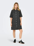 Jurken - Onlbelle S/S Button Dress Denim Noos van Only