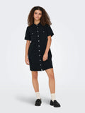 Jurken - Onllisa S/S Dnm Dress van Only