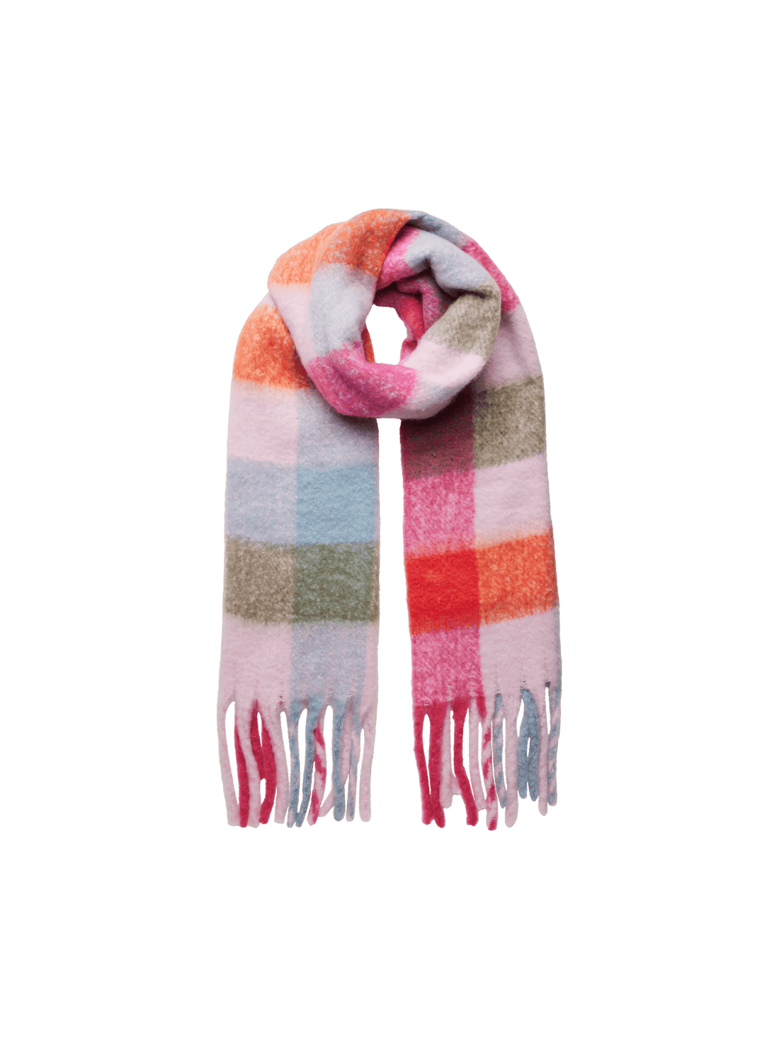 Beetroot Purple SQUARE ONE SIZE Sjaals - Pcbea Long Scarf Noos - AW24 van Pieces