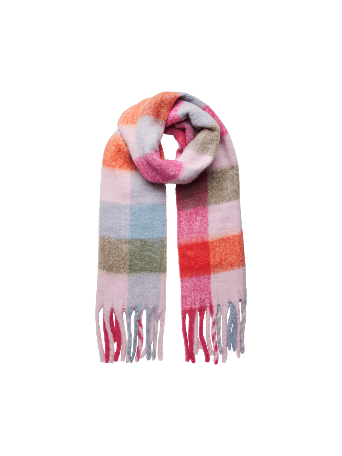 Beetroot Purple SQUARE ONE SIZE Sjaals - Pcbea Long Scarf Noos - AW24 van Pieces