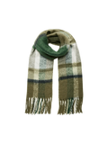 Deep Lichen Green CHECK ONE SIZE Sjaals - Pcbea Long Scarf Noos - AW24 van Pieces