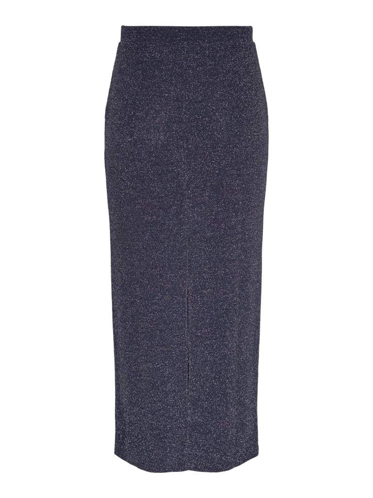 Maritime Blue Rokken - Pclina Hw Ancle Skirt Glitter van Pieces