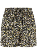 Black yellow flower Shorts - Pcnya Hw Shorts (2 prints) van Pieces