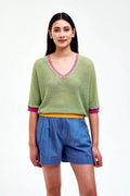 GNM green Pulls - Pirona Pullover van CKS