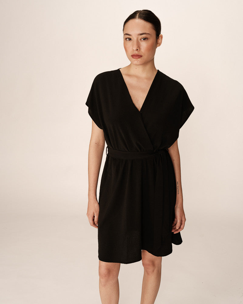 Noir Jurken - Papaye Robe Courte van Grace and Mila