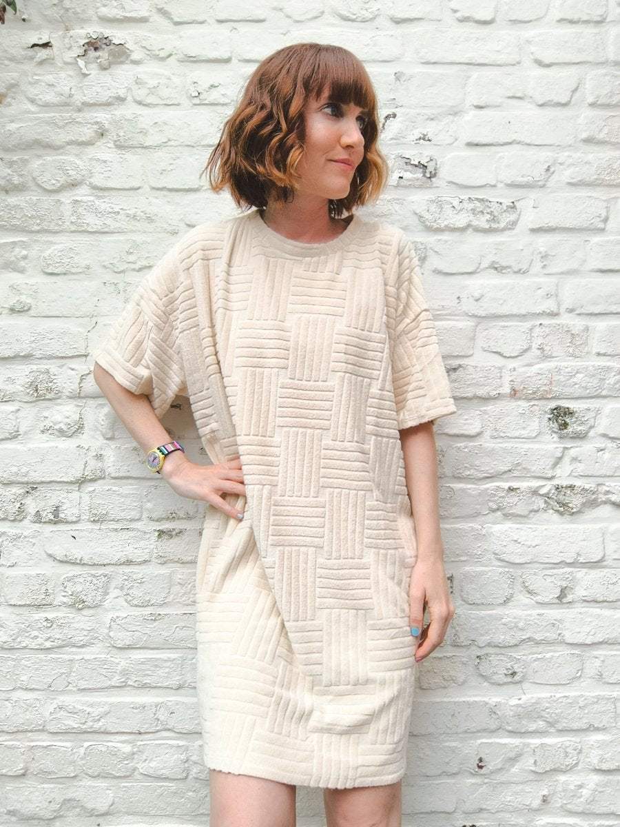 Jurken - Stella Short Terry Dress van Meisjes Brugge