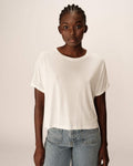 Ecru T-shirts - Parma T-Shirt van Grace and Mila
