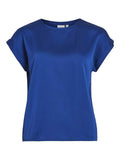 Tops - Viellette S/S Satin Top Noos - SS24 van Vila