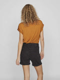 Tops - Viellette S/S Satin Top Noos - SS24 van Vila