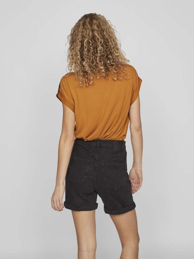Tops - Viellette S/S Satin Top Noos - SS24 van Vila