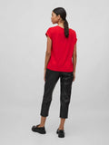 Tops - Viellette S/S Satin Top Noos - SS24 van Vila
