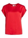 Barbados Cherry Tops - Viellette S/S Satin Top Noos - SS24 van Vila