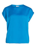 Cloisonné Tops - Viellette S/S Satin Top Noos - SS24 van Vila