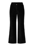 Black Beauty Broeken - Vikita Rw Corduroy Wide Pants van Vila