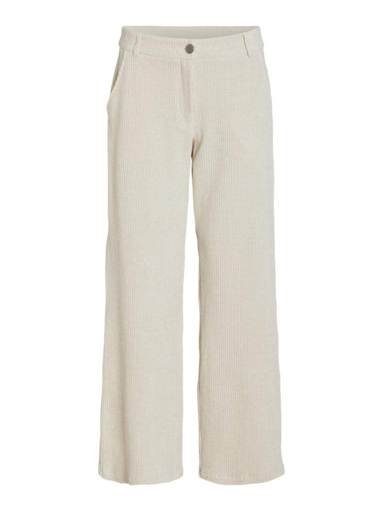 Birch Broeken - Vikita Rw Corduroy Wide Pants van Vila