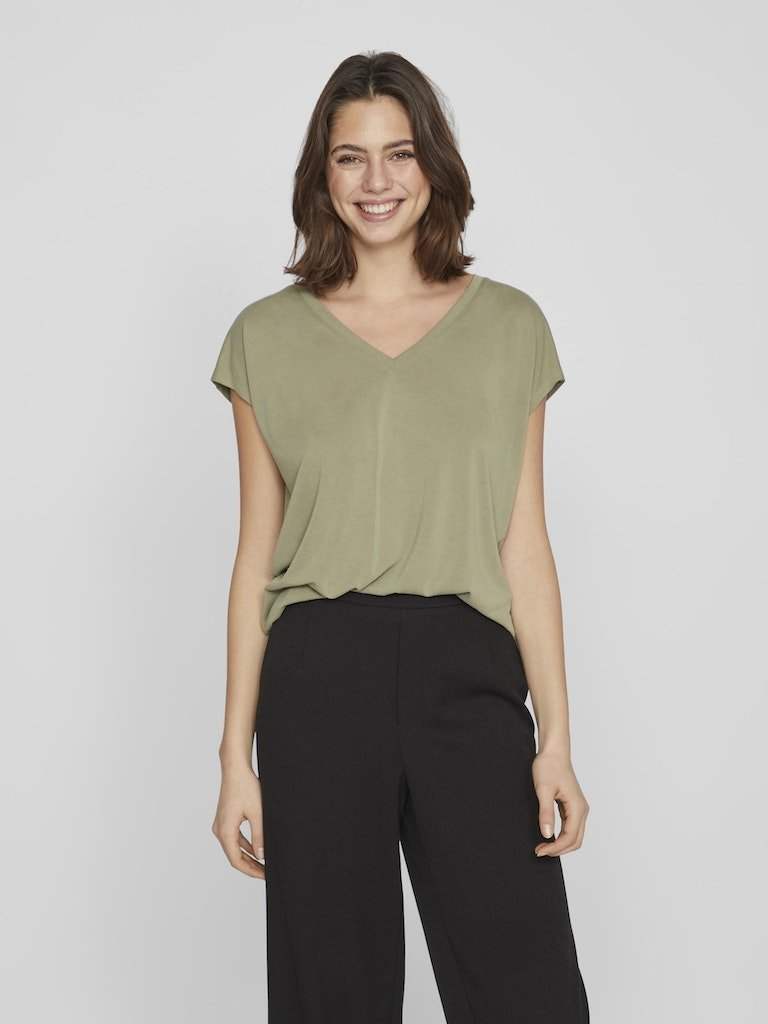 Tops - Vimodala V-Neck S/S Top Noos van Vila