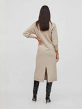 Jurken - Violivie O-Neck L/S Knit Midi Dress van Vila