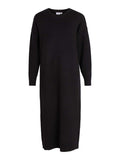 Jurken - Violivie O-Neck L/S Knit Midi Dress van Vila