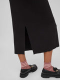 Jurken - Violivie O-Neck L/S Knit Midi Dress van Vila