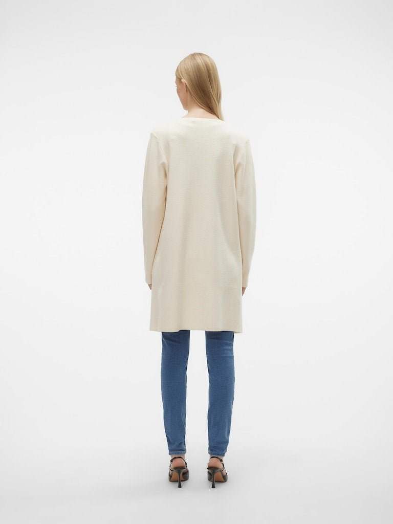 Cardigans - Vmgold Needle Wudo Ls Long Cardigan van Vero moda