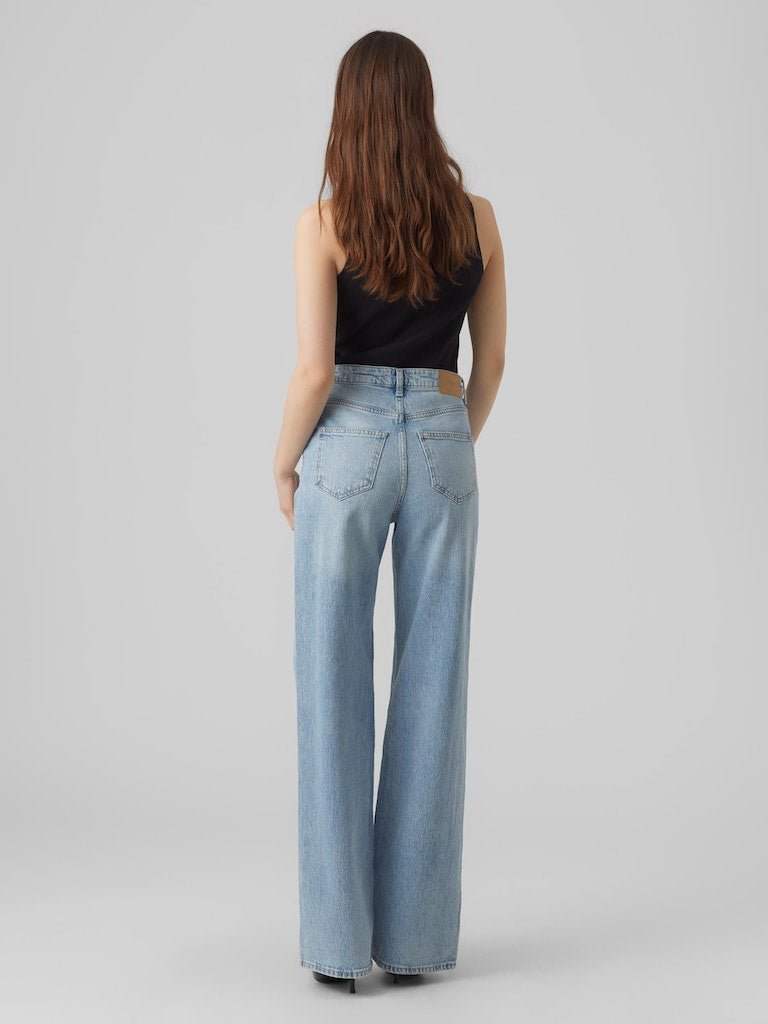 Jeans - Vmtessa Hr Wide Straight Jeans Ra339 Noos van Vero moda