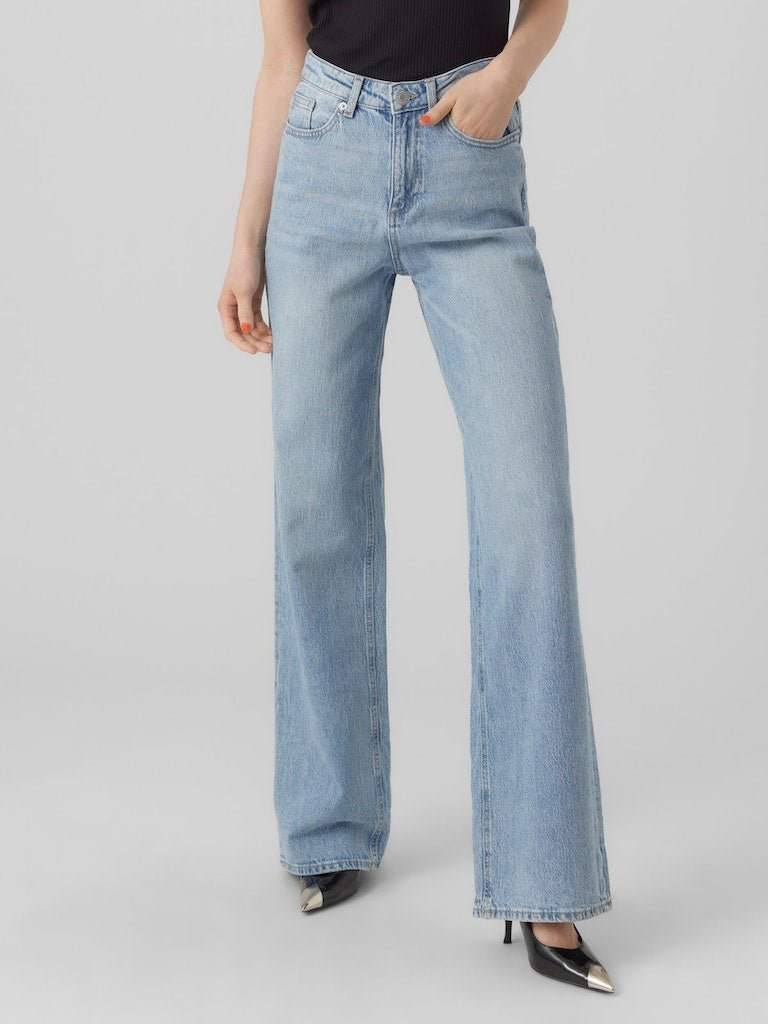 Jeans - Vmtessa Hr Wide Straight Jeans Ra339 Noos van Vero moda