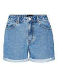 Medium Blue Denim Shorts - Vmzuri Hr Loose Shorts Mix Noos van Vero moda