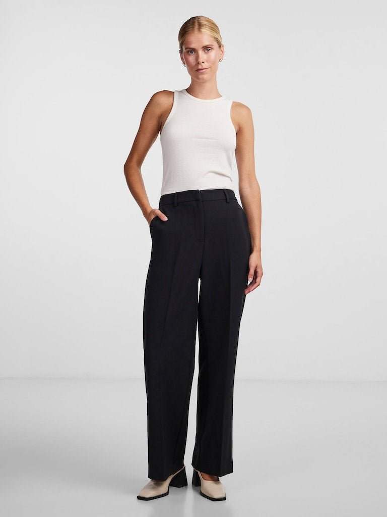 Black Broeken - Yaslikka Hw Wide Pants Noos van Y.A.S