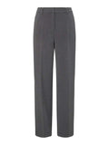 Dark Grey Melange Broeken - Yaslikka Hw Wide Pants Noos - CD van Y.A.S